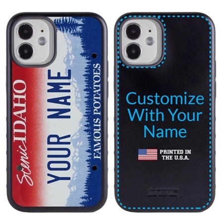 Personalized License Plate Case for iPhone 12 Mini – Hybrid Idaho
