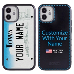 
Personalized License Plate Case for iPhone 12 Mini – Hybrid Iowa