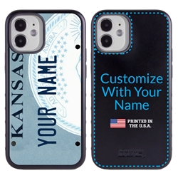 
Personalized License Plate Case for iPhone 12 Mini – Kansas