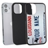 Personalized License Plate Case for iPhone 12 Mini – Hybrid Louisiana
