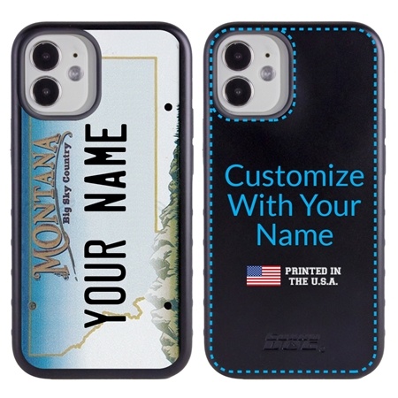 Personalized License Plate Case for iPhone 12 Mini – Montana
