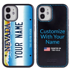 
Personalized License Plate Case for iPhone 12 Mini – Hybrid Nevada