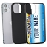 Personalized License Plate Case for iPhone 12 Mini – Hybrid Nevada
