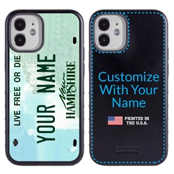 
Personalized License Plate Case for iPhone 12 Mini – Hybrid New Hampshire