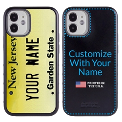 
Personalized License Plate Case for iPhone 12 Mini – New Jersey