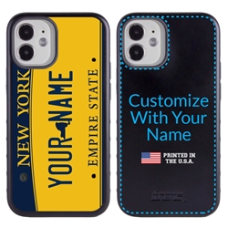 
Personalized License Plate Case for iPhone 12 Mini – Hybrid New York