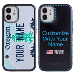 
Personalized License Plate Case for iPhone 12 Mini – Hybrid Oregon