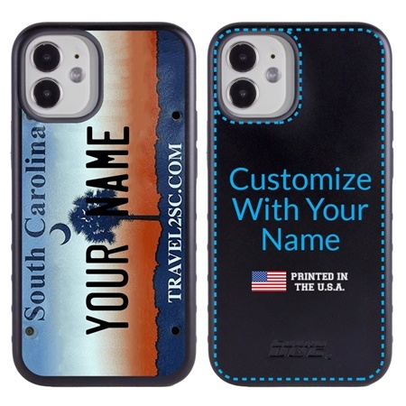 Personalized License Plate Case for iPhone 12 Mini – Hybrid South Carolina
