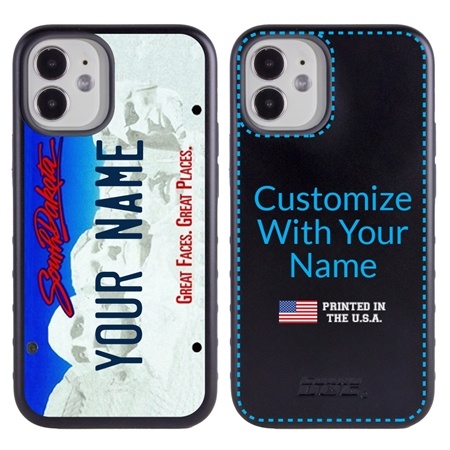Personalized License Plate Case for iPhone 12 Mini – South Dakota
