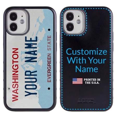 Personalized License Plate Case for iPhone 12 Mini – Washington
