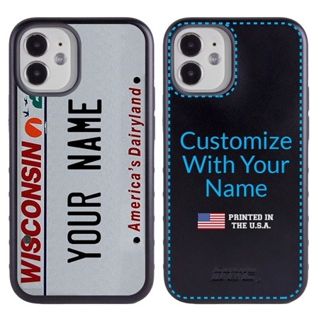 Personalized License Plate Case for iPhone 12 Mini – Wisconsin
