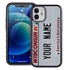 Personalized License Plate Case for iPhone 12 Mini – Hybrid Wisconsin

