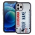 Personalized License Plate Case for iPhone 12 Pro Max – Hybrid Louisiana
