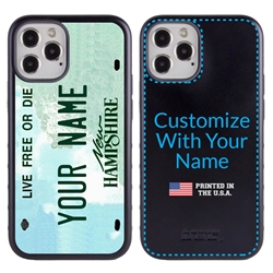 
Personalized License Plate Case for iPhone 12 Pro Max – Hybrid New Hampshire
