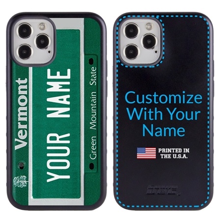 Personalized License Plate Case for iPhone 12 Pro Max – Hybrid Vermont

