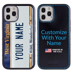 
Personalized License Plate Case for iPhone 12 Pro Max – Hybrid West Virginia