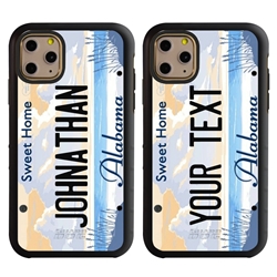 
Personalized License Plate Case for iPhone 11 Pro – Hybrid Alabama