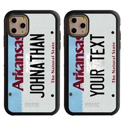 
Personalized License Plate Case for iPhone 11 Pro – Hybrid Arkansas