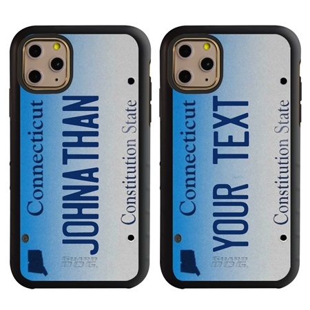 Personalized License Plate Case for iPhone 11 Pro – Hybrid Connecticut
