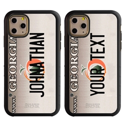 
Personalized License Plate Case for iPhone 11 Pro – Hybrid Georgia