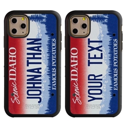 
Personalized License Plate Case for iPhone 11 Pro – Hybrid Idaho