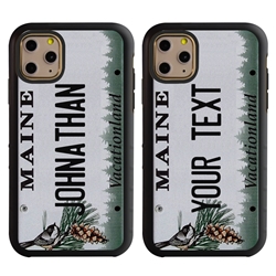 
Personalized License Plate Case for iPhone 11 Pro – Maine