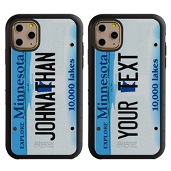 
Personalized License Plate Case for iPhone 11 Pro – Hybrid Minnesota
