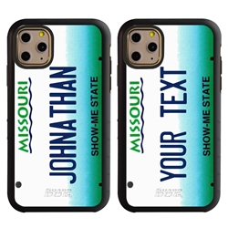 
Personalized License Plate Case for iPhone 11 Pro – Hybrid Missouri