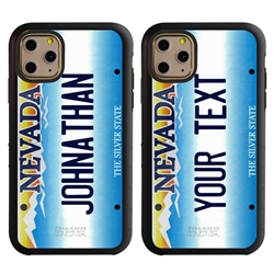
Personalized License Plate Case for iPhone 11 Pro – Hybrid Nevada