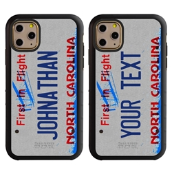 
Personalized License Plate Case for iPhone 11 Pro – Hybrid North Carolina