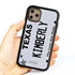Personalized License Plate Case for iPhone 11 Pro – Hybrid Texas
