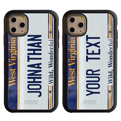 
Personalized License Plate Case for iPhone 11 Pro – Hybrid West Virginia