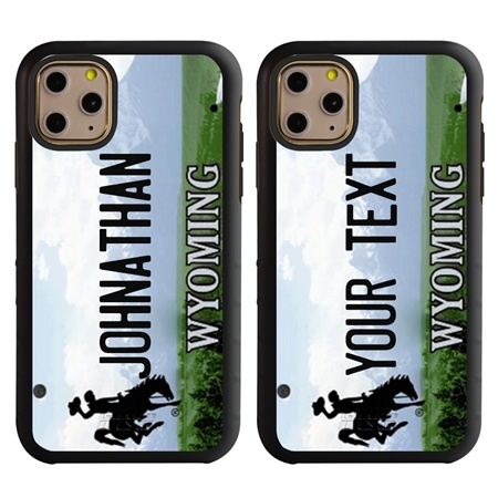 Personalized License Plate Case for iPhone 11 Pro – Wyoming

