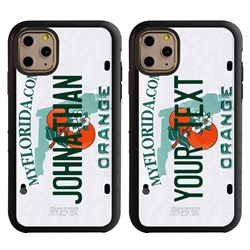
Personalized License Plate Case for iPhone 11 Pro Max – Hybrid Florida