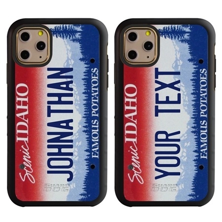 Personalized License Plate Case for iPhone 11 Pro Max – Hybrid Idaho
