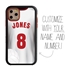 Custom Volleyball Jersey Case for iPhone 11 Pro - Hybrid (White Jersey)
