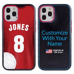 
Custom Volleyball Jersey Case for iPhone 12 / 12 Pro - Hybrid (Full Color Jersey)