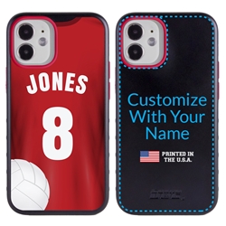 
Custom Volleyball Jersey Case for iPhone 12 Mini - Hybrid (Full Color Jersey)