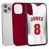 Custom Volleyball Jersey Case for iPhone 12 / 12 Pro - Hybrid (White Jersey)
