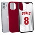 Custom Volleyball Jersey Case for iPhone 12 Mini - Hybrid (White Jersey)
