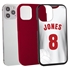 Custom Volleyball Jersey Case for iPhone 12 Pro Max - Hybrid (White Jersey)
