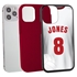 Custom Volleyball Jersey Case for iPhone 12 Pro Max - Hybrid (White Jersey)
