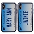Personalized License Plate Case for iPhone X / XS – Hybrid Connecticut
