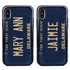 Personalized License Plate Case for iPhone X / XS – Hybrid Delaware
