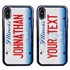 Personalized License Plate Case for iPhone X / XS – Hybrid Illinois
