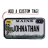 Personalized License Plate Case for iPhone X / XS – Hybrid Maine
