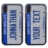 Personalized License Plate Case for iPhone X / XS – Hybrid Michigan
