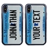 Personalized License Plate Case for iPhone X / XS – Hybrid Minnesota
