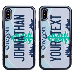 
Personalized License Plate Case for iPhone X / XS – Hybrid Oregon