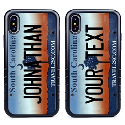 
Personalized License Plate Case for iPhone X / XS – Hybrid South Carolina